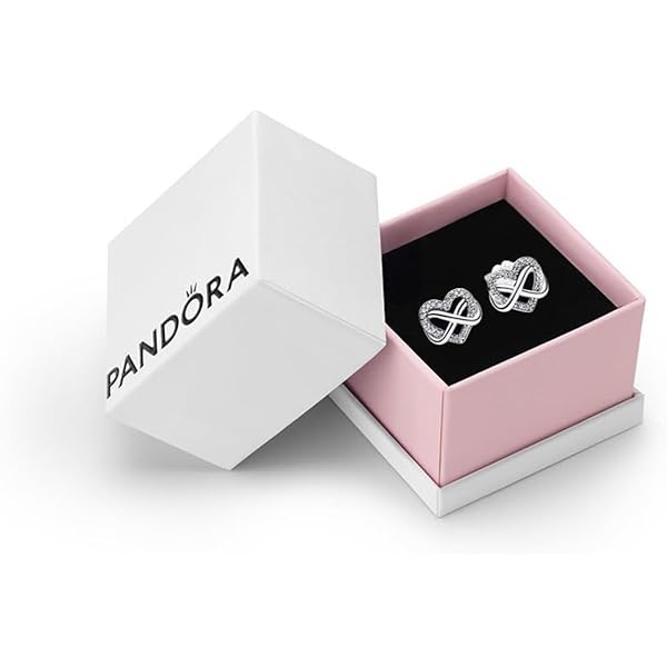 Orecchini A Cuore Con Pavé, Placcato Oro Rosa 14K E Argento Sterling - Michael Kors