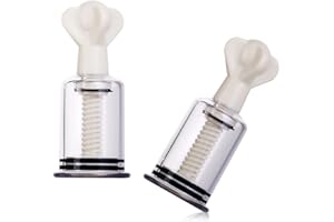 LOCKISH Npple Sucker,2PCS Cupping Set,Vacuum Twist Suction Cupping Device for Relaxation Pain Relief 2.5cm