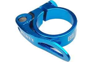 PLATT Morsetto reggisella per bicicletta, in lega di alluminio, a sgancio rapido, 28,6 mm/31,8 mm/34,9 mm