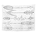 Produktbild Liumiang Wandteppiche Wall Hanging Exotic Bohemian Arrows Feathers for Adult Coloring Pages Therapy Ethnic Patterned Boho Tablecloth Tapestry for Bedroom Living Room Dorm 60x80 Inches Wall Art Custom