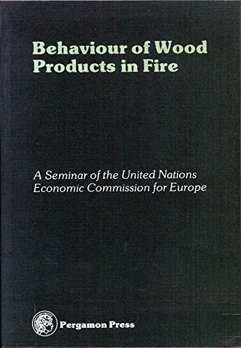 couverture de : Behaviour of wood products in fire