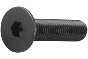 Yudesun Ferramenta Elementi di Fissaggio Chiodi Viti Bulloni a Testa Esagonale - Acciaio Carbonio Esagonale Testa Svasata Viti a Brugola Utensili M5/M6