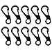 Produktbild HCFKJ 10PCS Mini Carabiner Keychain Mountaineering Spring Tactical Survival Equipment (SCHWARZ)