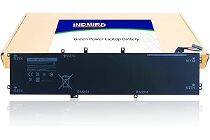 Indmird 97Wh 6GTPY 5XJ28 Batería para DELL XPS 15 9570 7590 (Modelo 2019) P56F001 P56F002 Precision 5520 5530 5540 Mobile Workstation Vostro 7500 5XJ28 5D91C 5041C 041C GPM03 0GPM03 11,4 V