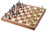 ajedrez romano Dimensiones: 530 x 265 x 52 mm (cerca) ; Campo: 58 x 58 mm