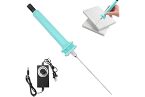 LIAVOP Taglierina per Polistirolo,Taglierina Elettrica in Schiuma,Taglierina a Filo Caldo,AC 100-240V, Spina Europea,Taglierina a Filo Caldo,per Bordi Taglienti,Utensili per Incisione,Fai Da Te