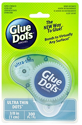 Glue Dots GD04018T Dot N‘ Go Abroller Ultra-Thin 300 vielseitig verwendbare Dots, ideal für Papier- und Fotoprojekte - 5