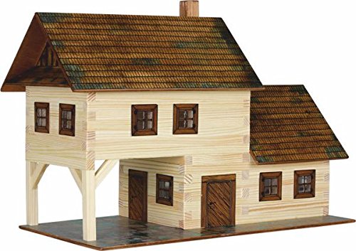 Walachia 8594036430136 - Nº 13 Invitados Casa Hogar Edificios Madera Modelo Diseño Juego de Acoplamiento 1 LGB 1: 32