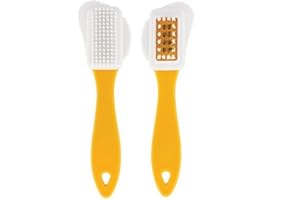 S & S PRODUCTS Jump Suede & Nubuck Shoe Brush Multipurpose Plastic Handle Nubuck Shoe Cleaner Brush for Cleaning Jackets and Shoes (1Pcs)