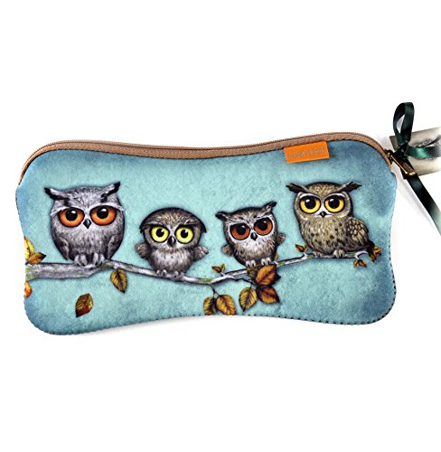 Book Owls Neoprene Accessory Case