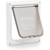 PetSafe İ&ccedil; 4 Y&ouml;nl&uuml; Kilitleme Kedi Kapısı, Beyaz