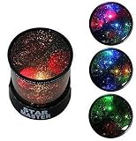 DXP WOW!! LED Sternenhimmel mit 3 Leuchtprogrammen Star Master Nachtlicht Sternen-Projektor Himmel Romantisch für Kinder & Dekoration SKY01 - 3