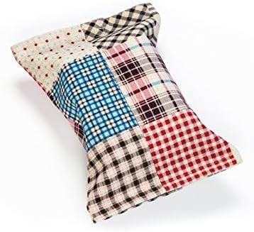 TISZJHU Cotton Linen Tissue Box Living Room Paper Towel Tissue Paper Bag Paper Box Cartoon Paper Bag Paper Bag,Pink blue patchwork