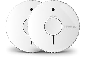 FireAngel Optical Smoke Alarm 2-Pack - FA6615-R 10-Year Smoke Alarms for Home with 5-Year Batteries - Smoke Detector Fire Alarm - ST-625 Replacement
