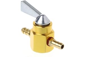 Xuniu Universale 6mm in-Line Benzina/Carburante Rubinetto Moto on-off Interruttore di Blocco del Carburante