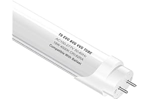IHYCTV T8 Tube Lights 4 Foot, G13 18W, Type A&B LED Bulbs, Ballast Removal Not Required, AC 100V 277V Direct, Retrofit Fluorescent Replacement, Frosted, 4000K Neutral White