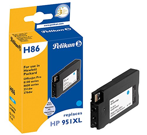 Pelikan Druckerpatrone H86 ersetzt HP CN046AE, Cyan