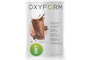 OXYFORM BY OXYLENT Laboratoires Oxyform I Préparation Poudre Protéine + Vitamines I Repas Minceur I Boisson Diététique Protéinée I Prise Masse Musculaire I Faible Teneur Matière Grasse & Sucre I Goût Cacao 400 g