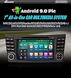 Radio de coche Erisin ES7980E de 7 pulgadas, Android 9.0, GPS, Mercedes E/CLS/G W211 W219 W463