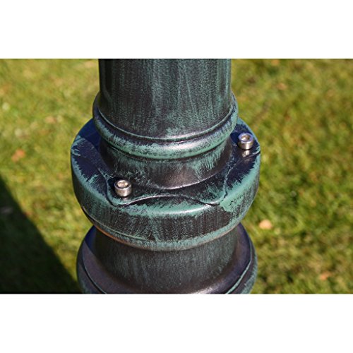 vidaXL Aluguß Kandelaber Garten Laterne Aussenleuchte Gartenleuchte Wegleuchte NEU 11 - 5