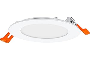 ‎LEDVANCE LEDVANCE LED SPOT INTEGRATED SLIM Ø 12cm, runder Einbaudecken Spot für den Innenbereich, dimmbar, 8W, Farbtemperatur 3000-6500K, 550 Lumen, flaches Design, inkl. Klemmvorrichtung, weiß