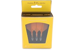 CUESOUL Rost T19 Arbre de fléchettes intégré et Vols en Forme de Grande Aile, Lot de 3