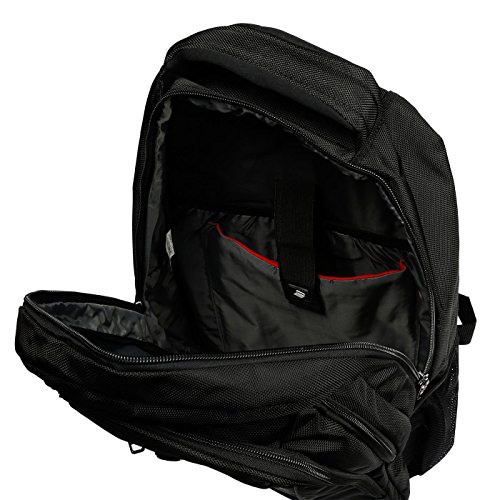 Christian Wippermann Buissnes Comfort Laptop bis 15 4 Zoll Schul Rucksack in Schwarz Gr  sse XL