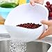 Woogor 2 Pcs Multipurpose Washing Bowl & Strainer with 5 Different Measuring Spoons, Assorted Colors RS.399.00