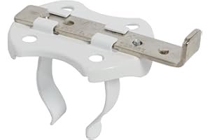 Merveille - Lot de 2 Supports MINIMAX pour Tablette Radiateur Fonte 2 à 3 Colonnes - Fixation sans Perçage - pour Étagère Radiateur de 10 à 15 cm de Large - Fabrication Française