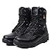 Produktbild LiliChan Männer Taktische Stiefel Delta Side Reißverschluss Military Work 8 Zoll Armee Schuhe (45, Schwarz)