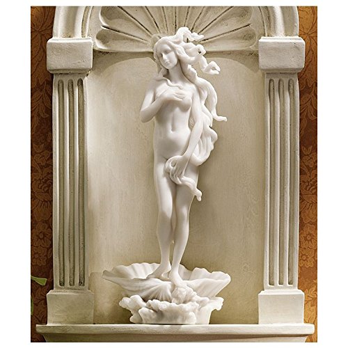 Design Toscano Geburt der Venus (1486), Kunstharzgebundene Marmorfigur - 2