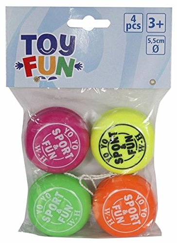 Preisvergleich Produktbild Toy Fun YO YO, 4 Stück im Beutel