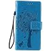 Produktbild Nancen Tasche Hülle für Sony Xperia Z5 (5,2 Zoll) Flip Schutzhülle Zubehör Lederhülle mit Silikon Back Cover PU Leder Handytasche im Bookstyle Stand Funktion Kartenfächer Magnet Etui Schale