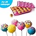 Produktbild Pride Kings Silikon CakePop Backform für 20 Leckere Cakepops inklusive 20 Cake Pop Stiele für den Backofen und die Mikrowelle ALS auch zum Einfrieren geeignet