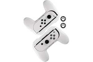Lammcou JoyCon Mango, Interruptor Soporte ergonómico del Controlador Joycons Accesorio Cubierta Protectora Hand Grips Accessories