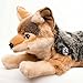 Produktbild europäischer Wolf RANDY Schakal Goldschakal Wolfshund 45 cm Plüschtier Plüschwolf von Kuscheltiere.biz