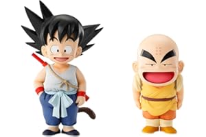 Ichibansho Figure - Dragon Ball - Son Goku & Krillin (Son Goku Training Sezione), Bandai Spirits Masterlise statua da collezione