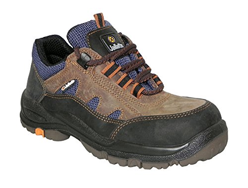 Arbeits- und Sicherheitsschuhe Safety Halbschuhe Leder Braun Schwarz S1P EN345