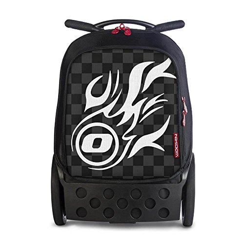 Nikidom XL White File Troller, Nero, Taglia Unica