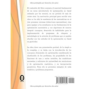 Aplicaciones de programación no lineal