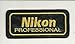 Produktbild Applikation Aufbügler Patches Stick Emblem Aufnäher Abzeichen " NIKON PROFESSIONAL" Logos F1, Moto GP & Sponsoren, Logos F1, Moto GP & Sponsors