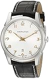 Hamilton Herren Armbanduhr 'Jazzmaster Quarz Edelstahl und Leder, Farbe: Braun (Modell: h38511513)