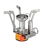 ☛ COMPATIBLE CON LA MAYORÍA DE LA BASE DE GAS: compatible con cualquier bidones de combustible butano o mixto de butano y propano bombonas de combustible (en 417). Se ejecutará en los combustibles de contenedores que se obtiene en la sección de camping.