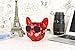 Produktbild WANGZHAO Mini - Bull - Dog - Subwoofer Sound Box Kreative Hundekopf Car Audio - Wireless tragbaren Bluetooth - Audio,Big Red Ein