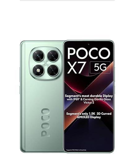 POCO X7 5G (Cosmic Silver, 256 GB) (8 GB RAM) : Amazon.in: Electronics