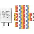 AtOdds - Compatible for Vivo Flash Charger (44W) - Charger/Adapter Skin Wrap (GroovyWaves1)