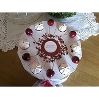 Schachteltorte Torte SCHWARZWÄLDER KIRSCH Geburtstag Hochzeit Geldgeschenk
