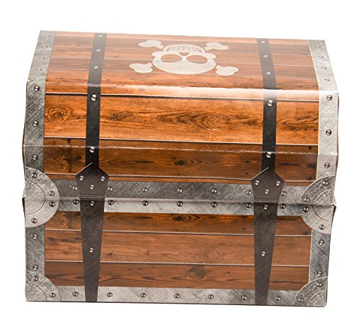 28-teiliges * KINDERPIRATEN SCHATZSUCHE SET * mit Schatztruhe + Schatzkarte – Goldtaler + Maske + Schwert + Verkleidung + uvm // Schatzkiste Schatzbox Truhe Kiste Box Piraten Schatz Party Kindergeburtstag Geburtstag - 2
