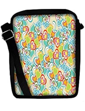 Snoogg , Damen Umhängetasche mehrfarbig multi