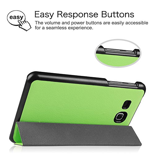 Fintie Samsung Galaxy Tab A 7.0 Hülle – Ultra Schlank Superleicht Ständer Slim Shell Case Cover Schutzhülle Etui Tasche für Samsung GALAXY Tab A 7.0 ZollSM-T280 / SM-T285 Tablet(2016 Version), Grün - 7